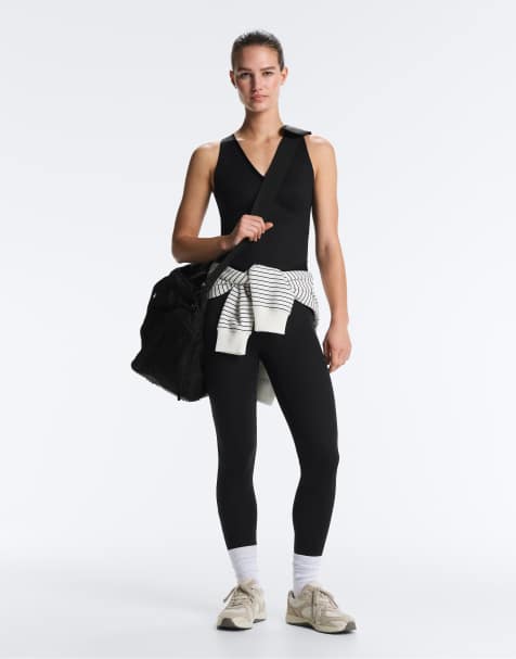 Oysho - Perfect-adapt - Combinaison longue sans manches - Noir - view 1