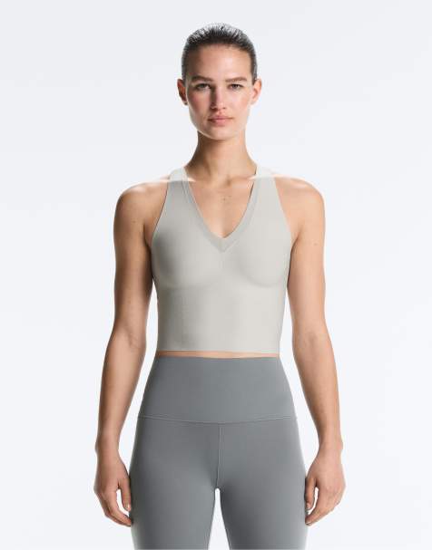 OYSHO - Perfect-adapt - Grå tanktop med stropper - view 1