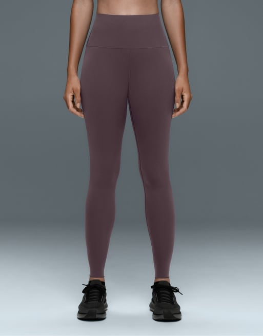 OYSHO Perfect-adapt High-Rise 65 cm knöchellange Leggings in purpurbraun, 2 von 5