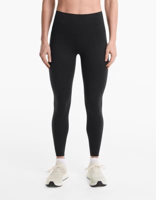 Oysho - Perfect-adapt - Knöchellange Leggings in Schwarz mit hohem Bund, 65 cm