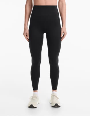 Oysho - Perfect-adapt - Knöchellange Leggings in Schwarz mit sehr hohem Bund, 65 cm