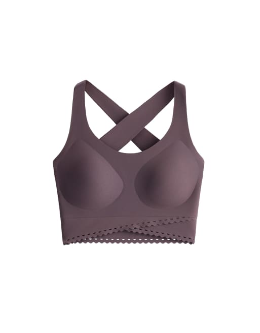 OYSHO Perfect-adapt medium-support sports bra in purple, 5 of 5