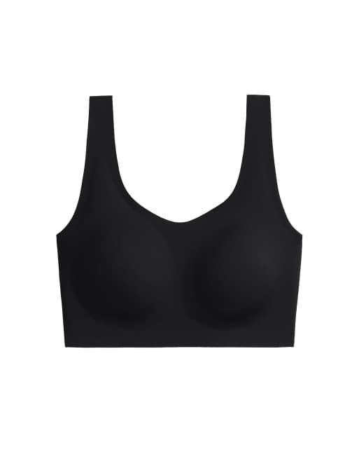 OYSHO Perfect-adapt medium-support sports bra with cups in black, 6 of 7