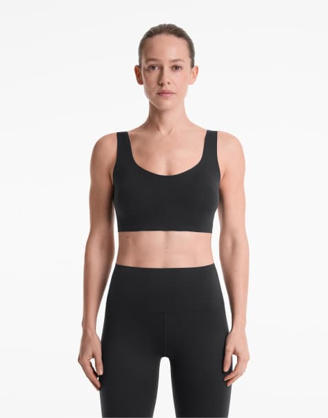 Oysho - Perfect-adapt - Reggiseno sportivo nero a sostegno medio con coppe - view 1