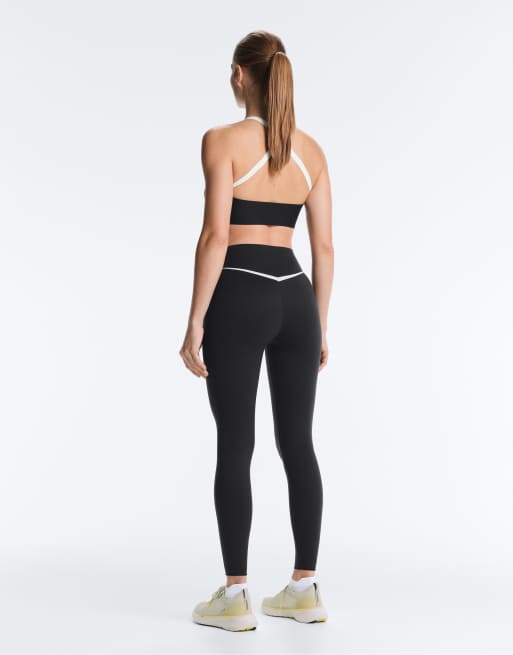 OYSHO - Perfect-adapt - Sort sports-BH med medium støtte og kontrastfarvede detaljer, 4 af 4