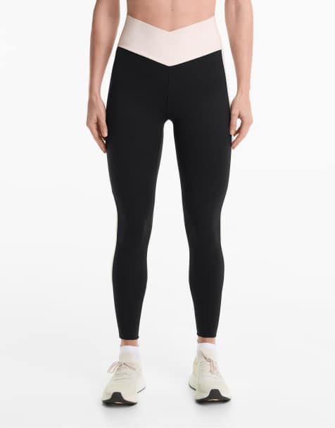 Oysho - Perfect-adapt - Sorte ankellange 65-cm-leggings med høj V-talje - view 1