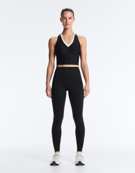 OYSHO – Perfect-adapt – Svart, ärmlös sportlinne, 3 av 4