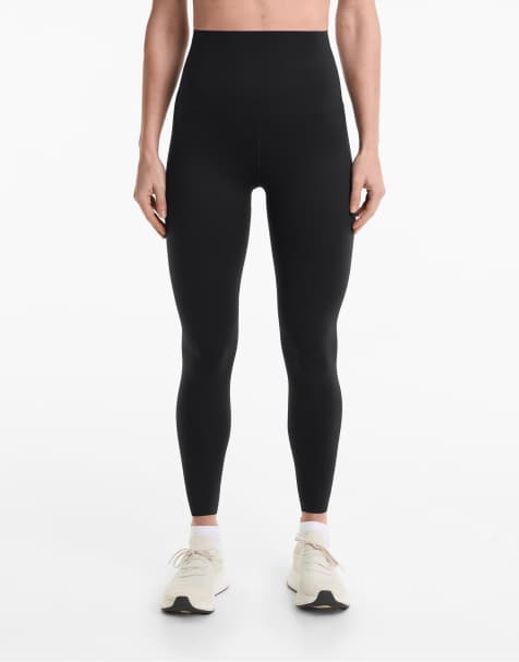 Oysho – Perfect-adapt – Svarta, ankellånga leggings med superhög midja, 65cm - view 1