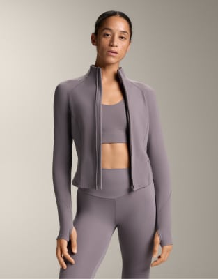 OYSHO - Polar - Funktionale Jacke in Lila