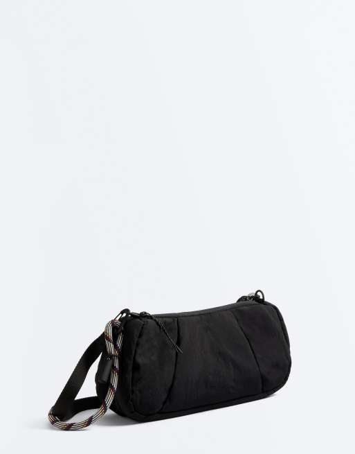 OYSHO polstret crossbody-taske i sort, 6 af 7