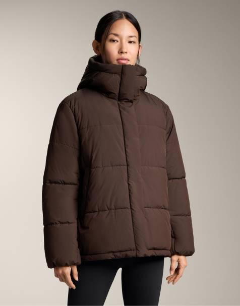 OYSHO - Primaloft® - Brun vandafvisende vatteret jakke - view 1