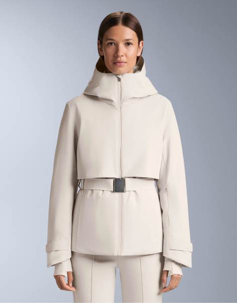 OYSHO – Primaloft® – Feel the Performance™ – Ljusbeige skidjacka i vattentätt tyg - view 1