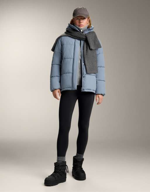 OYSHO - Primaloft® - Giacca imbottita idrorepellente grigio blu, 2 di 4