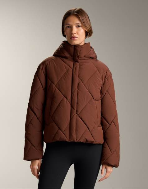 OYSHO - Primaloft® - Giacca imbottita impermeabile marrone - view 1