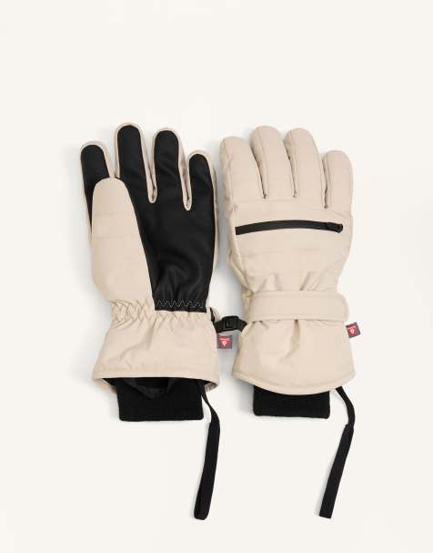 OYSHO – Primaloft® – Naturvita skidhandskar i tech-stil - view 1