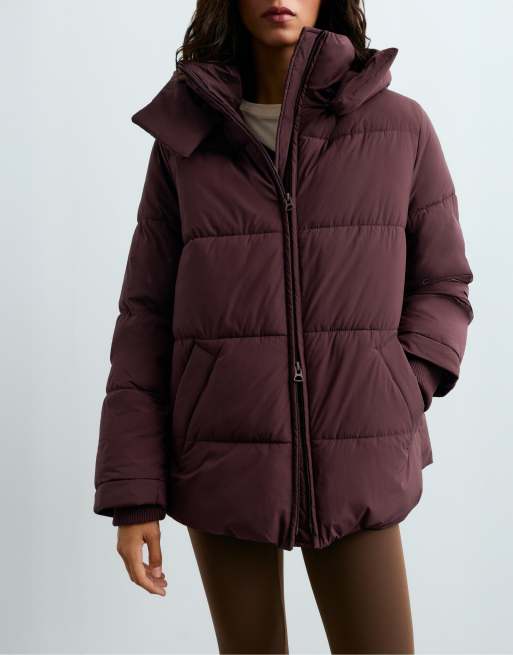 OYSHO – Primaloft® – Röd, vattenavvisande jacka med vaddering, 5 av 6