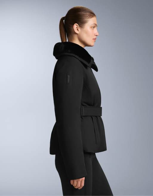OYSHO Primaloft® ski waterproof padded jacket in black, 2 of 4