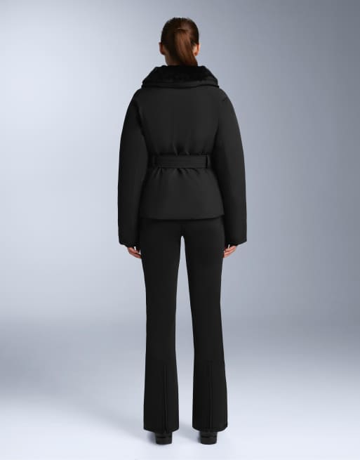 OYSHO – Primaloft® – Svart, vattenavvisande, vadderad skidjacka, 3 av 4