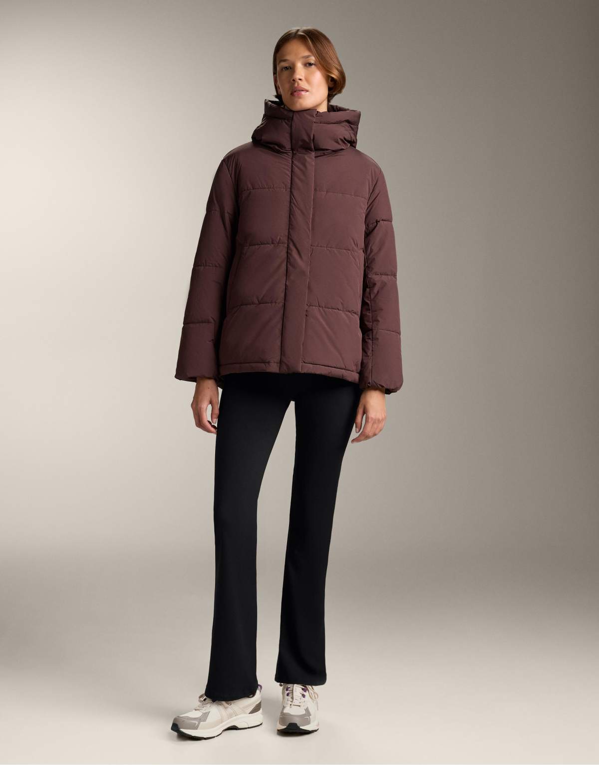 OYSHO Primaloft® water-repellent padded jacket in red