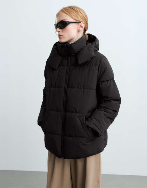 OYSHO Primaloft® waterrepellent padded jacket in black, 2 of 5