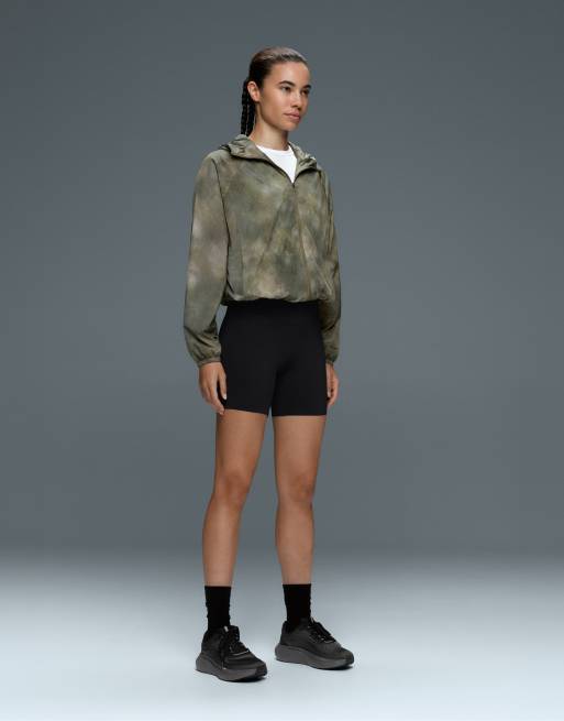 OYSHO Printed track jacket in khaki, 2 of 7