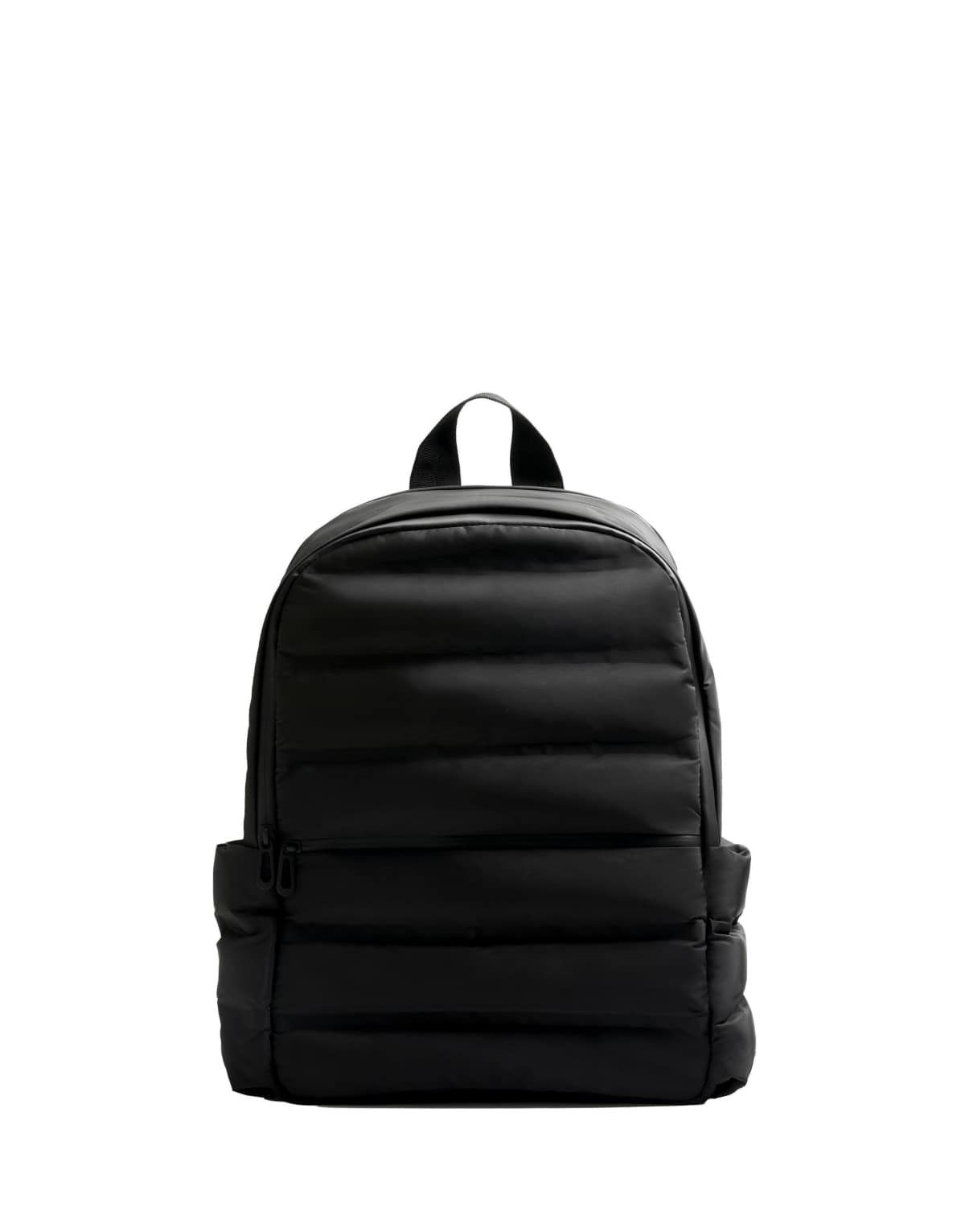 OYSHO Quilted backpack in black