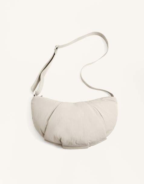 OYSHO quilted crossbody bag in mink - view 1