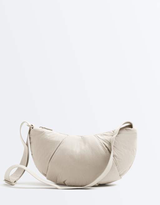 OYSHO quilted crossbody bag in mink, 2 of 7