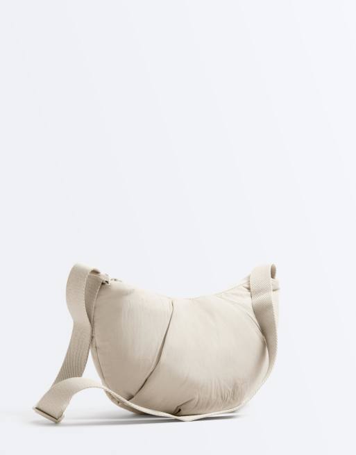 OYSHO quilted crossbody bag in mink, 5 of 7