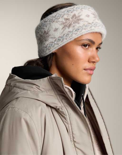 OYSHO - Råhvidt pandebånd i jacquard