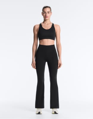 Oysho - Raise Up - Pantalon évasé compressif 80 cm - Noir