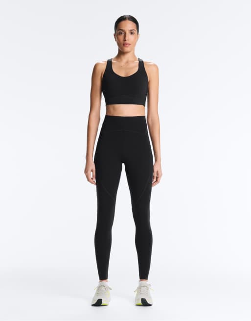 Oysho - Reggiseno contenitivo a sostegno medio nero con coppe, 4 di 4
