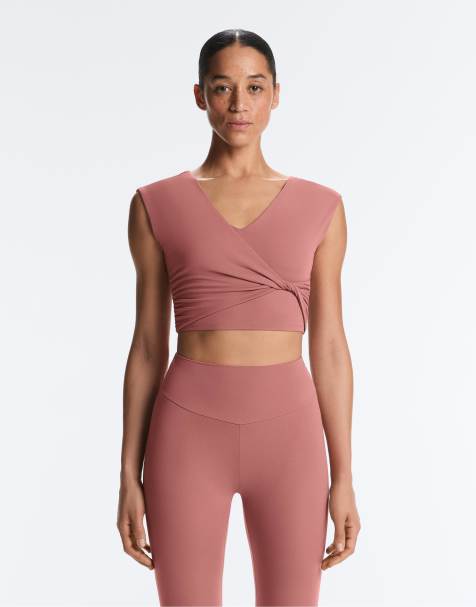 OYSHO - Rosa tanktop med krydsende design - view 1