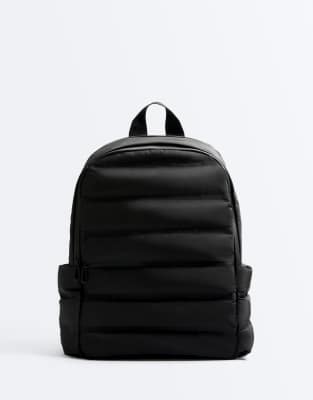 OYSHO - Sac à dos matelassé - Noir