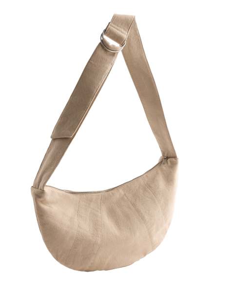 OYSHO sac bandoulière 100 % coton beige clair - view 1