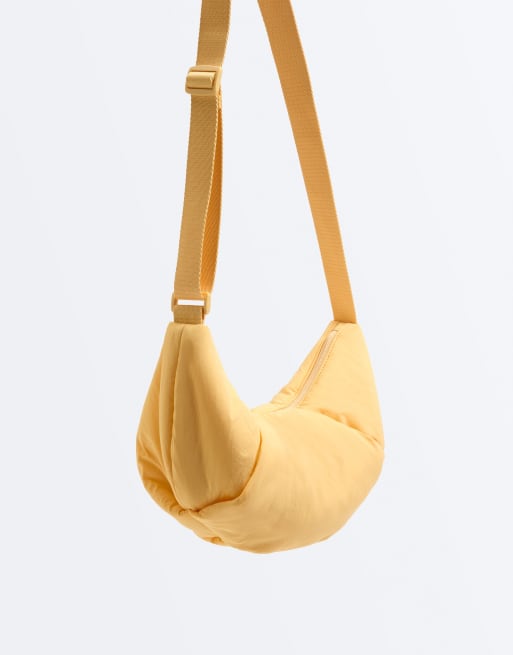 Oysho - Sac bandoulière matelassé - Jaune, 7 de 7