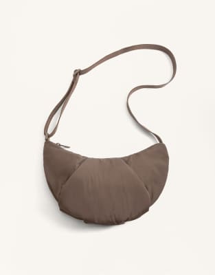 OYSHO - Sac bandoulière matelassé - Taupe-Neutre