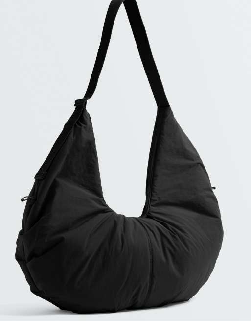 OYSHO sac cabas froncé noir, 2 de 5