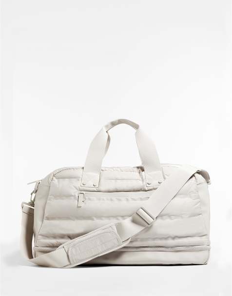 Oysho - Sac de sport technique matelassé - Écru - view 1