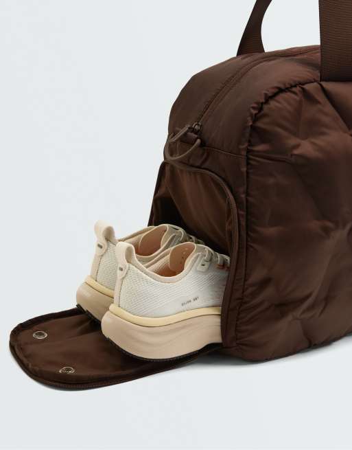 Oysho - Sac de sport technique matelassé - Marron, 6 de 7