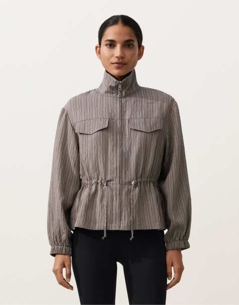 OYSHO – Saharan – Jacke in Schwarz mit Streifen - view 1