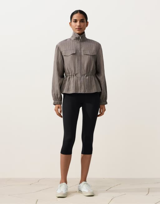 OYSHO – Saharan – Jacke in Schwarz mit Streifen, 2 von 4