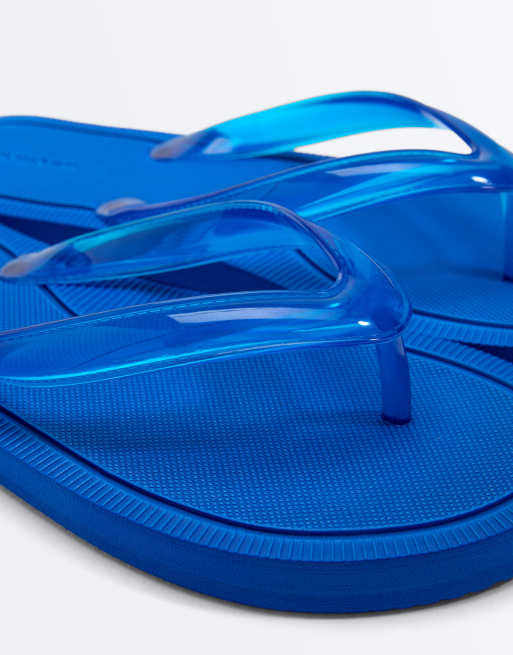 OYSHO - Sandali da mare testurizzati blu, 3 di 4