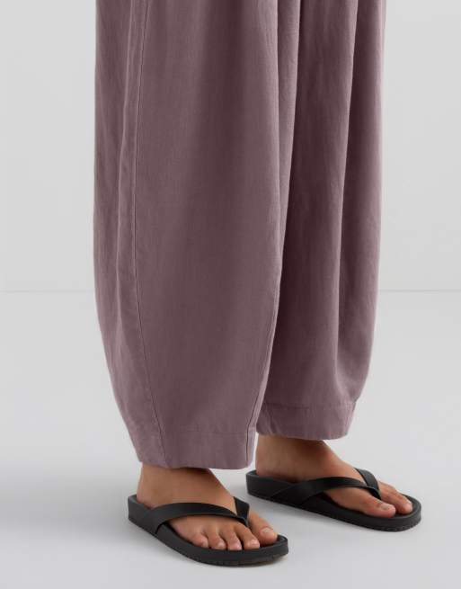 OYSHO - Sandali neri con fascette, 4 di 4