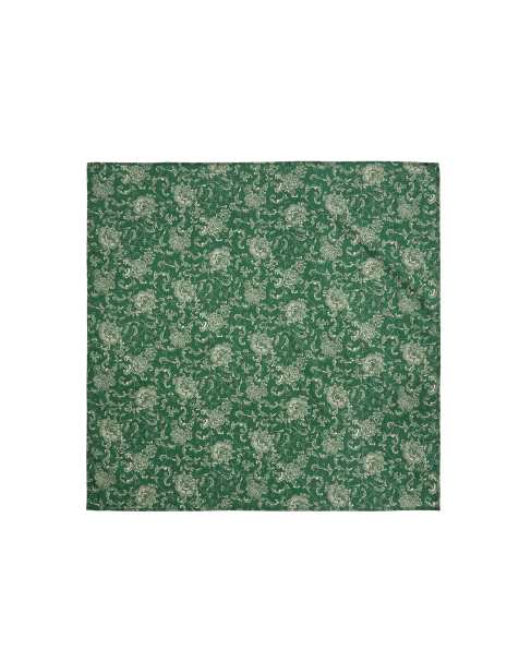 OYSHO scarf i 100% bomull med tryck i grönt - view 1