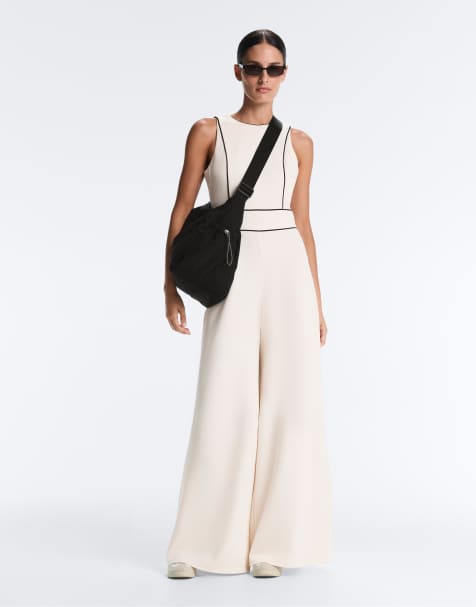 OYSHO Shopper bag with side pockets in black - view 1