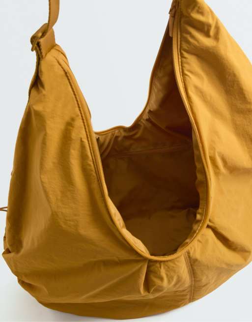 OYSHO Shopper-Tasche mit Raffungen in Lila, 4 von 6