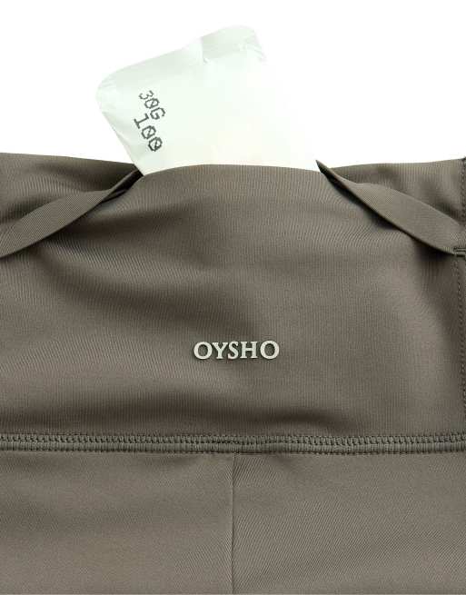 OYSHO short de sport taille haute à séchage rapide 15 cm avec poche noir, 6 de 7