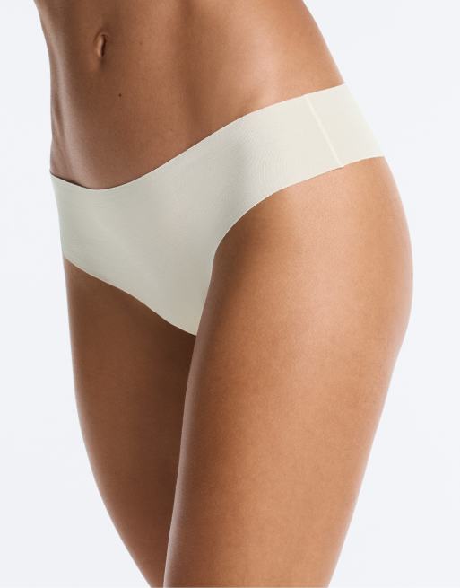 OYSHO - Slip brasiliano invisibile in misto cotone blu e verde, 2 di 4