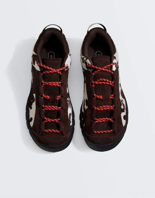 OYSHO Sneaker mit Animal-Print in Grau, 3 von 6